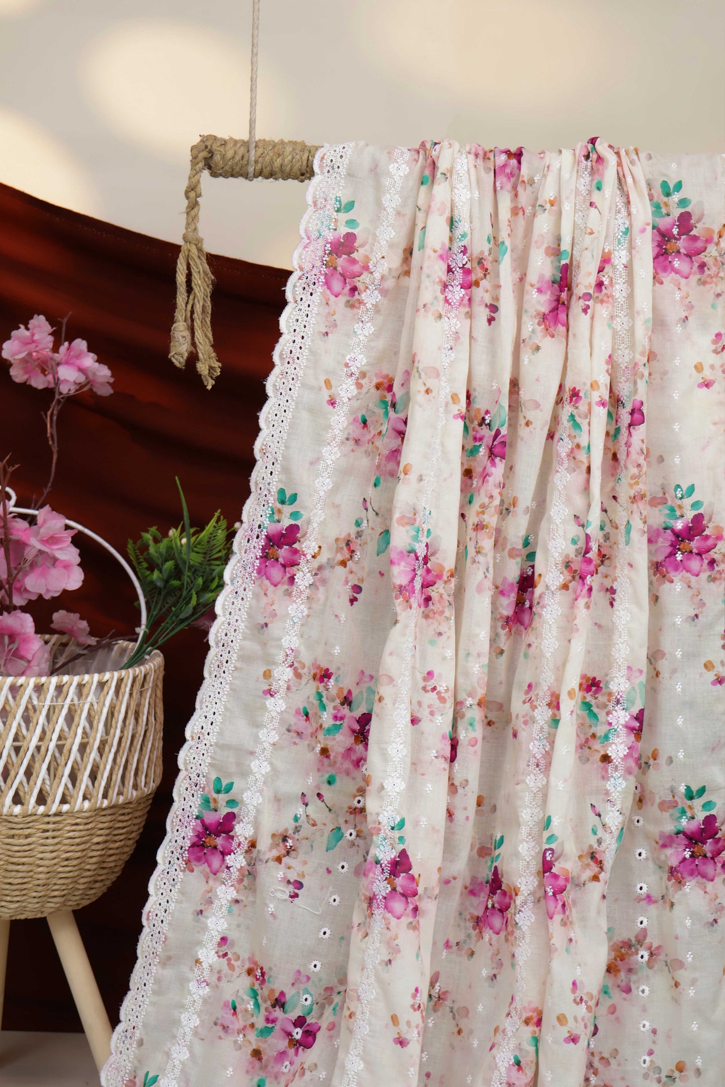 Embroidered Lawn Shawl 3636G