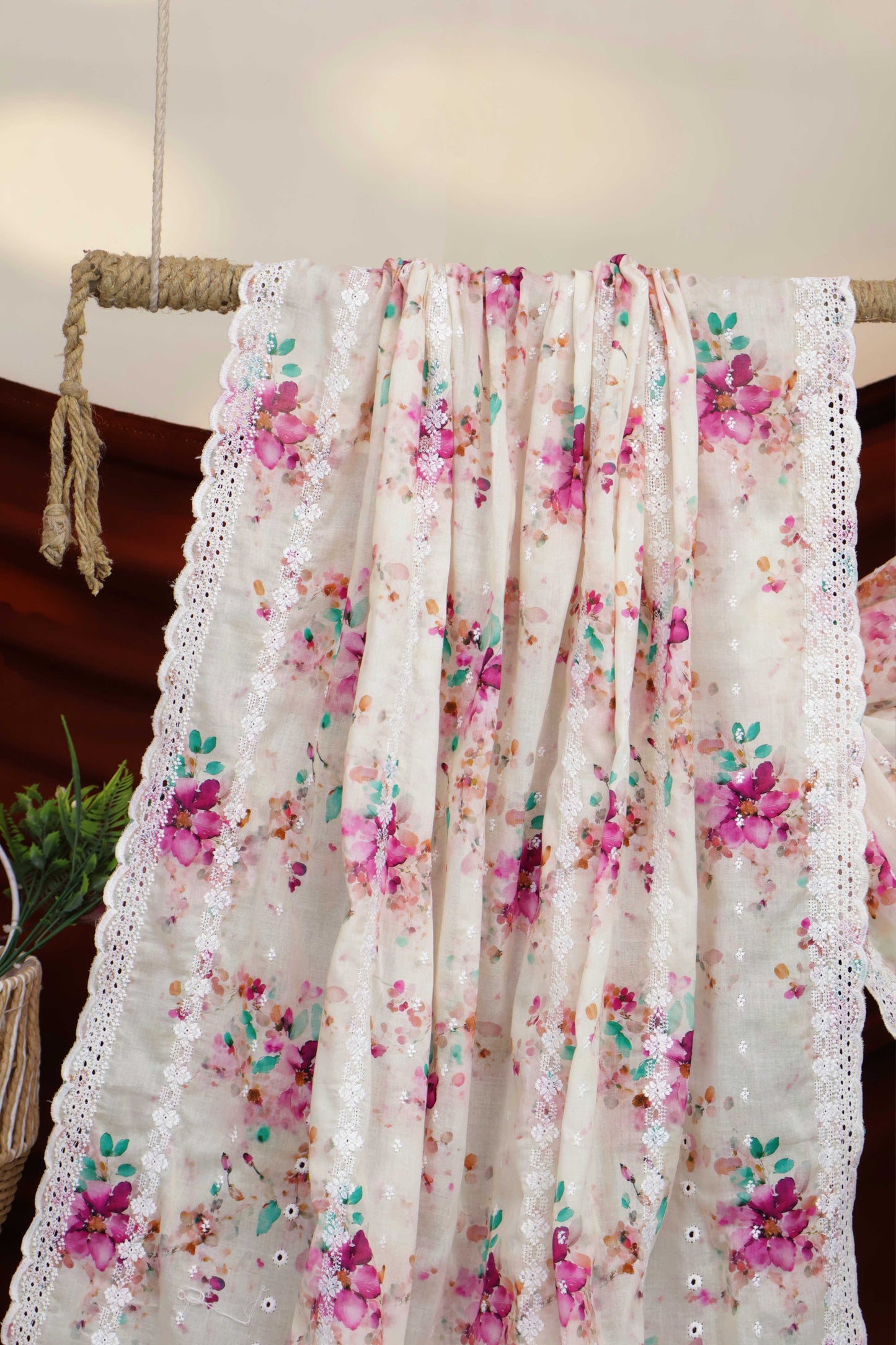 Embroidered Lawn Shawl 3636G