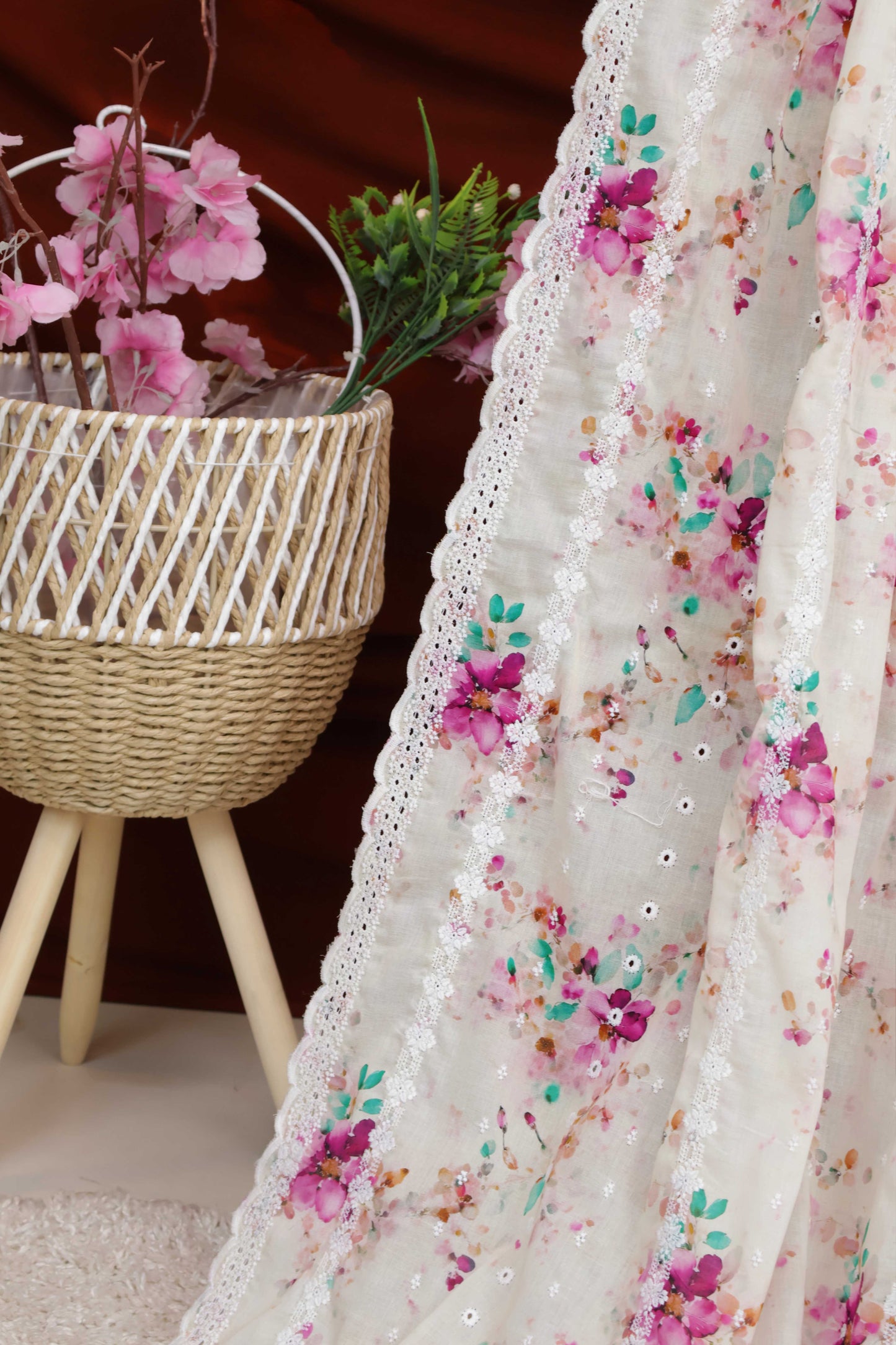 Embroidered Lawn Shawl 3636G