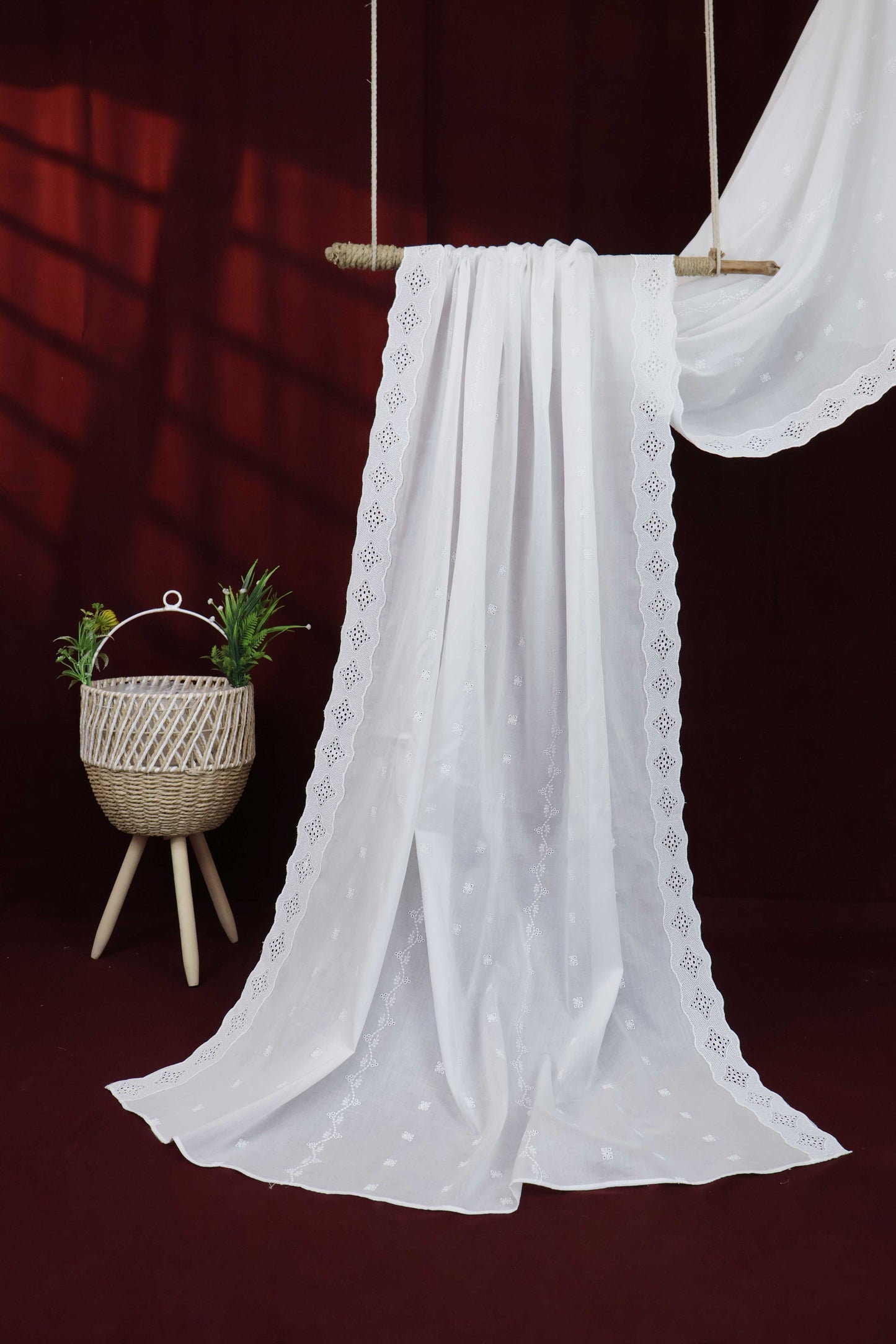 Embroidered Lawn Shawl HLSH30