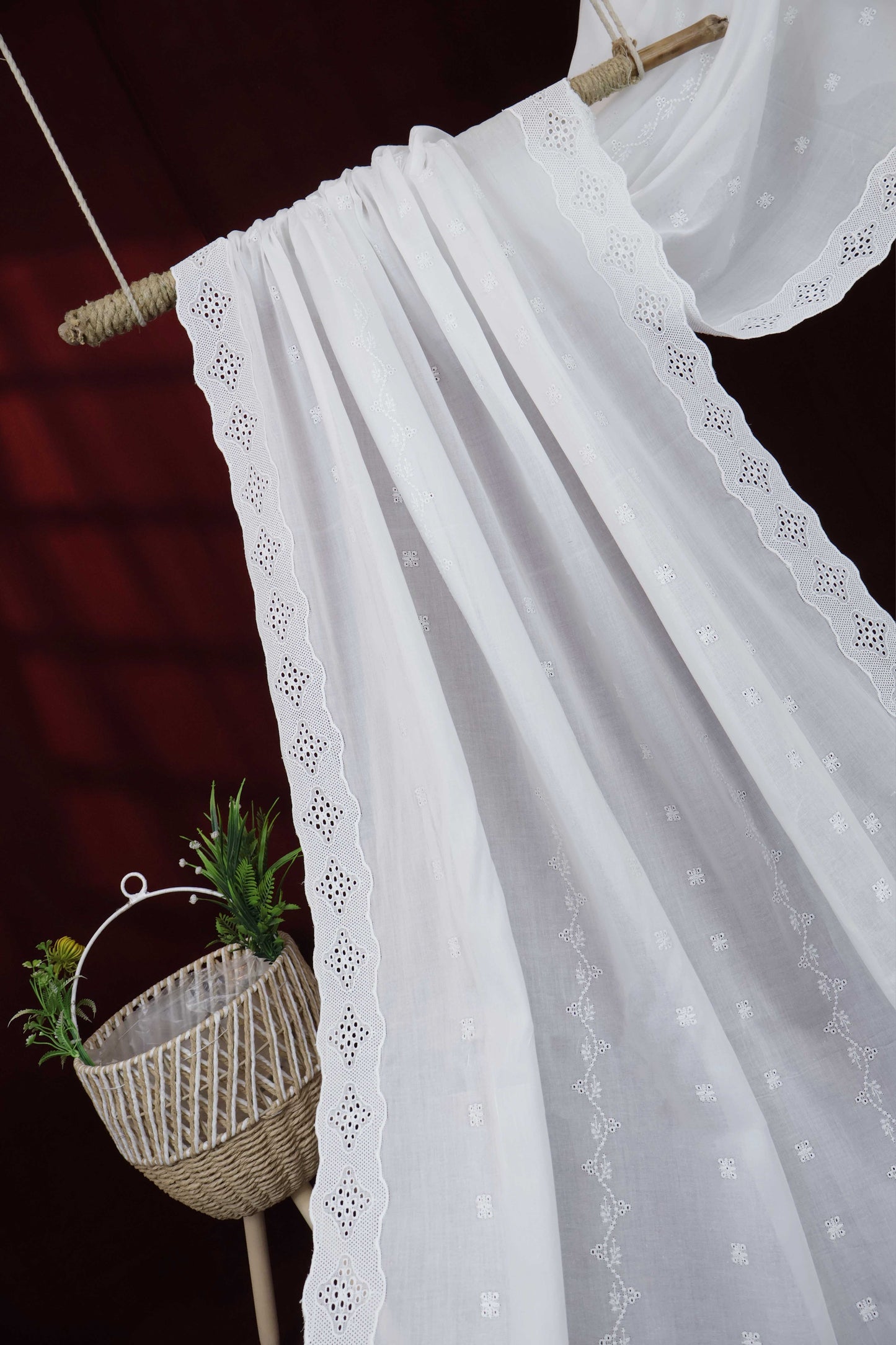 Embroidered Lawn Shawl HLSH30