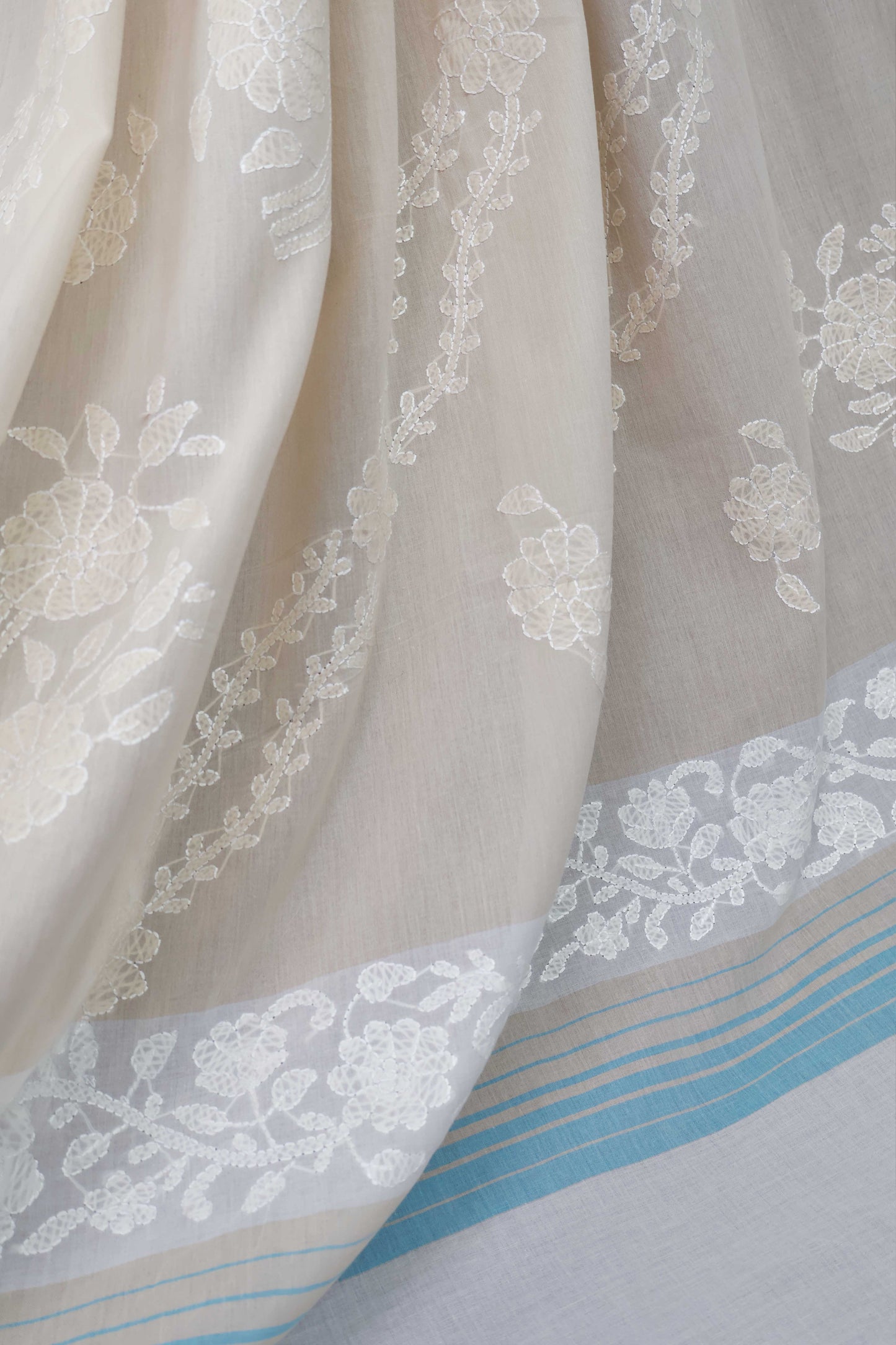 Handmade Embroidered Lawn Shawl HLSH16