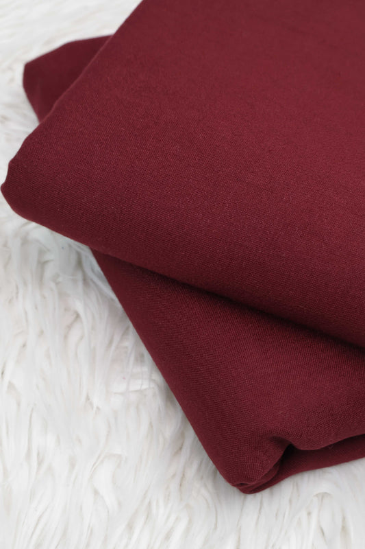 Marina Peach Leather DEEP MEHROON - Shirt Piece