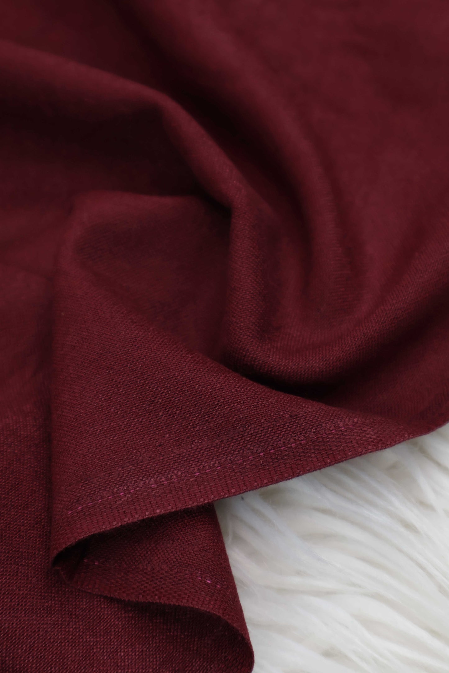 Marina Peach Leather DEEP MEHROON - Shirt Piece