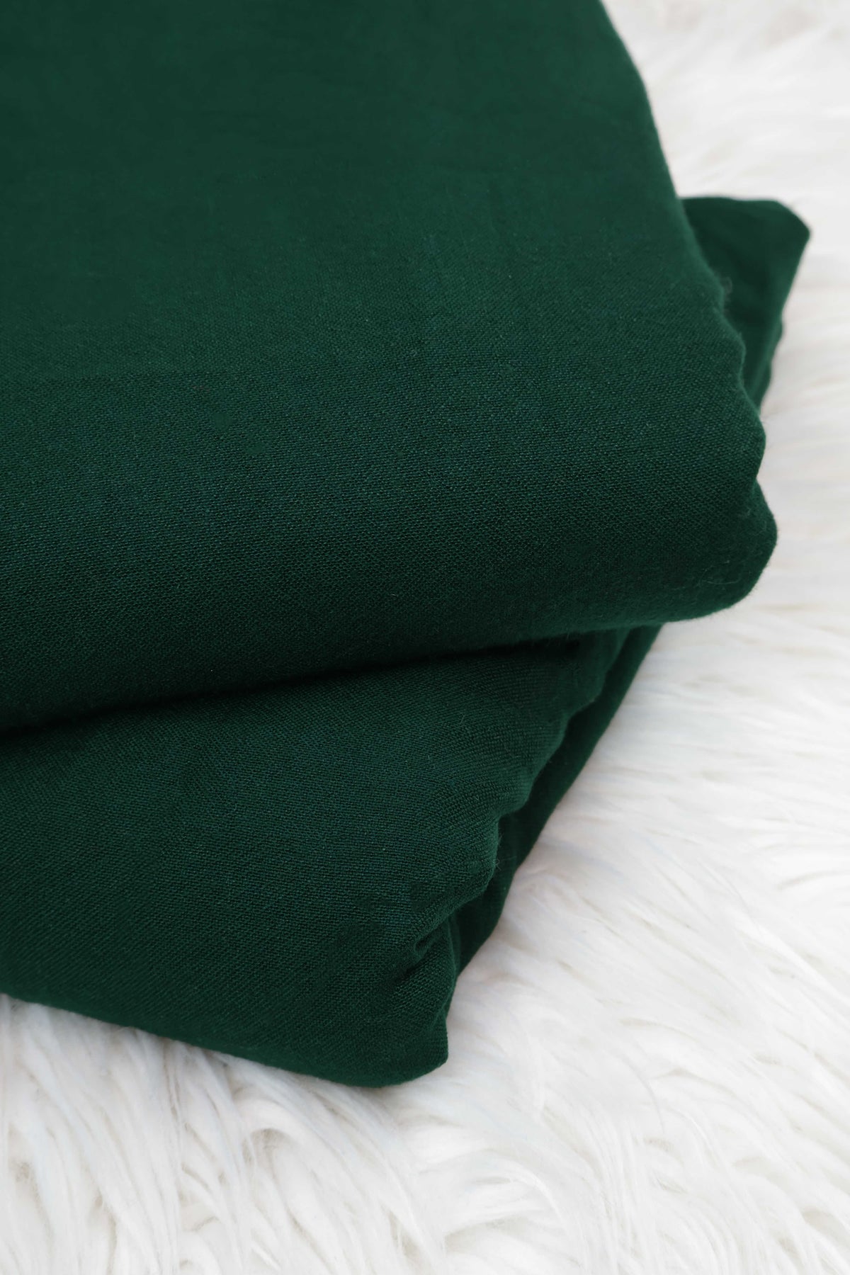 Marina Peach Leather FOREST GREEN - Shirt Piece
