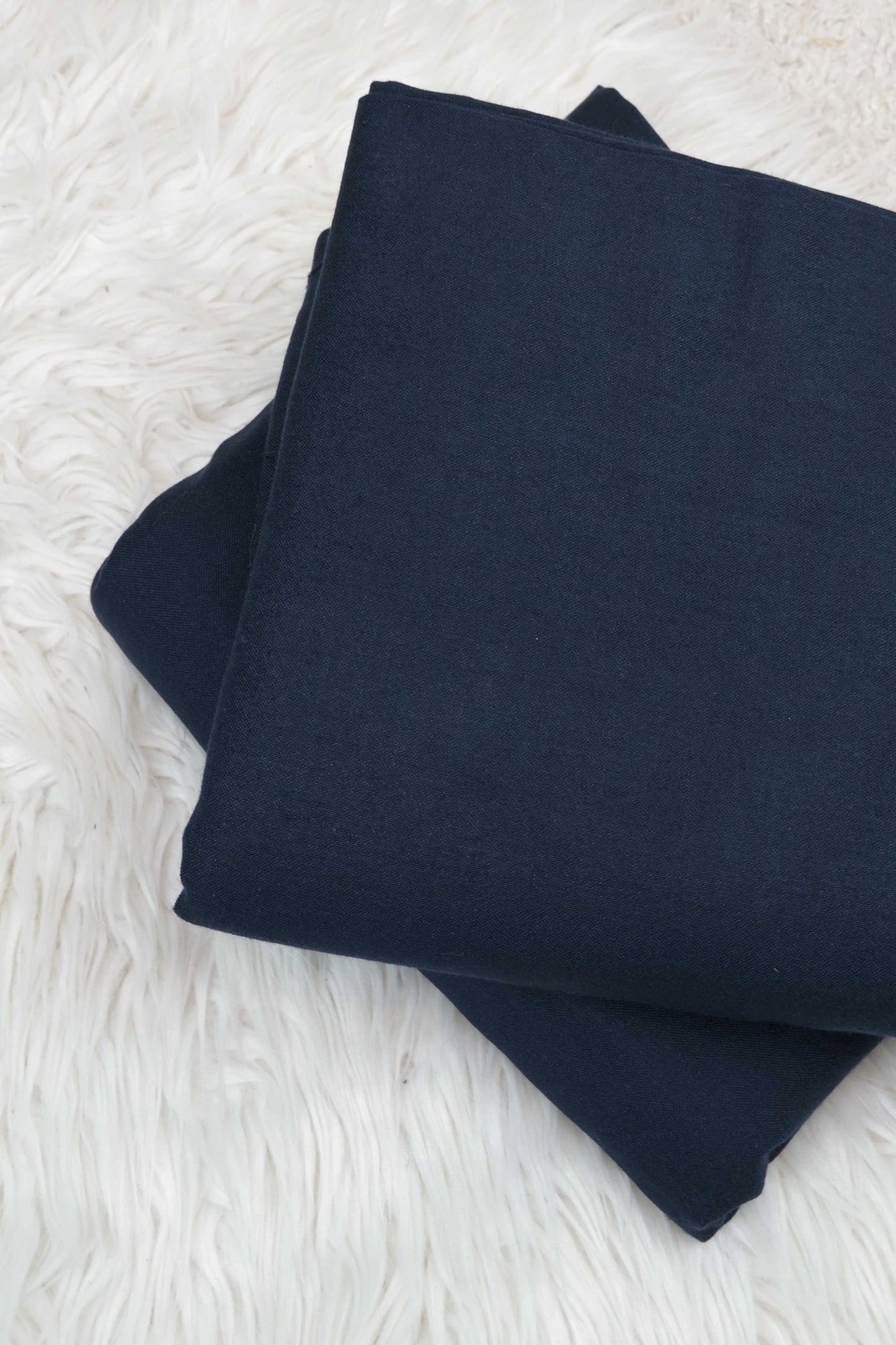 Marina Peach Leather NAVY BLUE - Shirt Piece