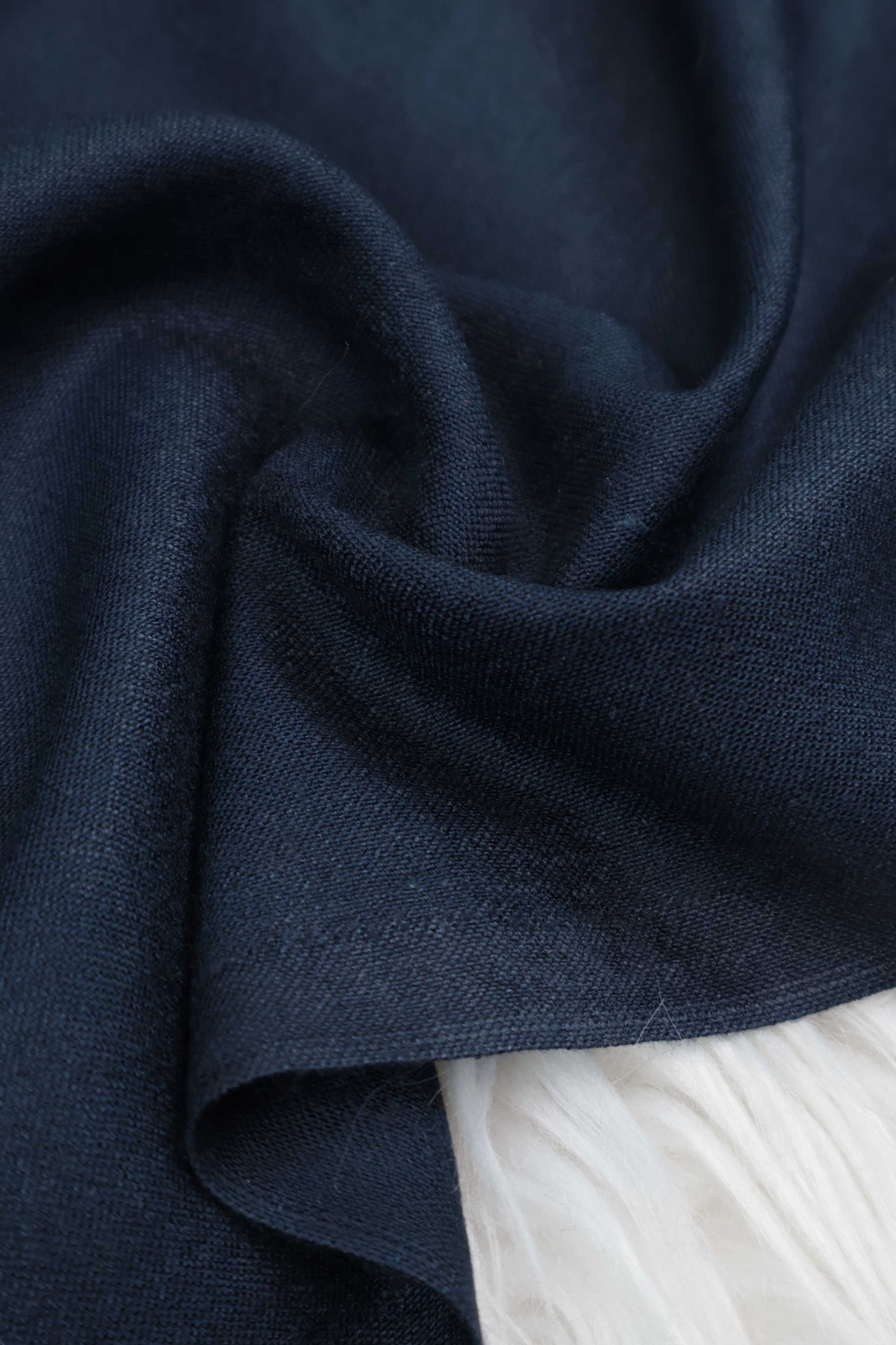 Marina Peach Leather NAVY BLUE - Shirt Piece