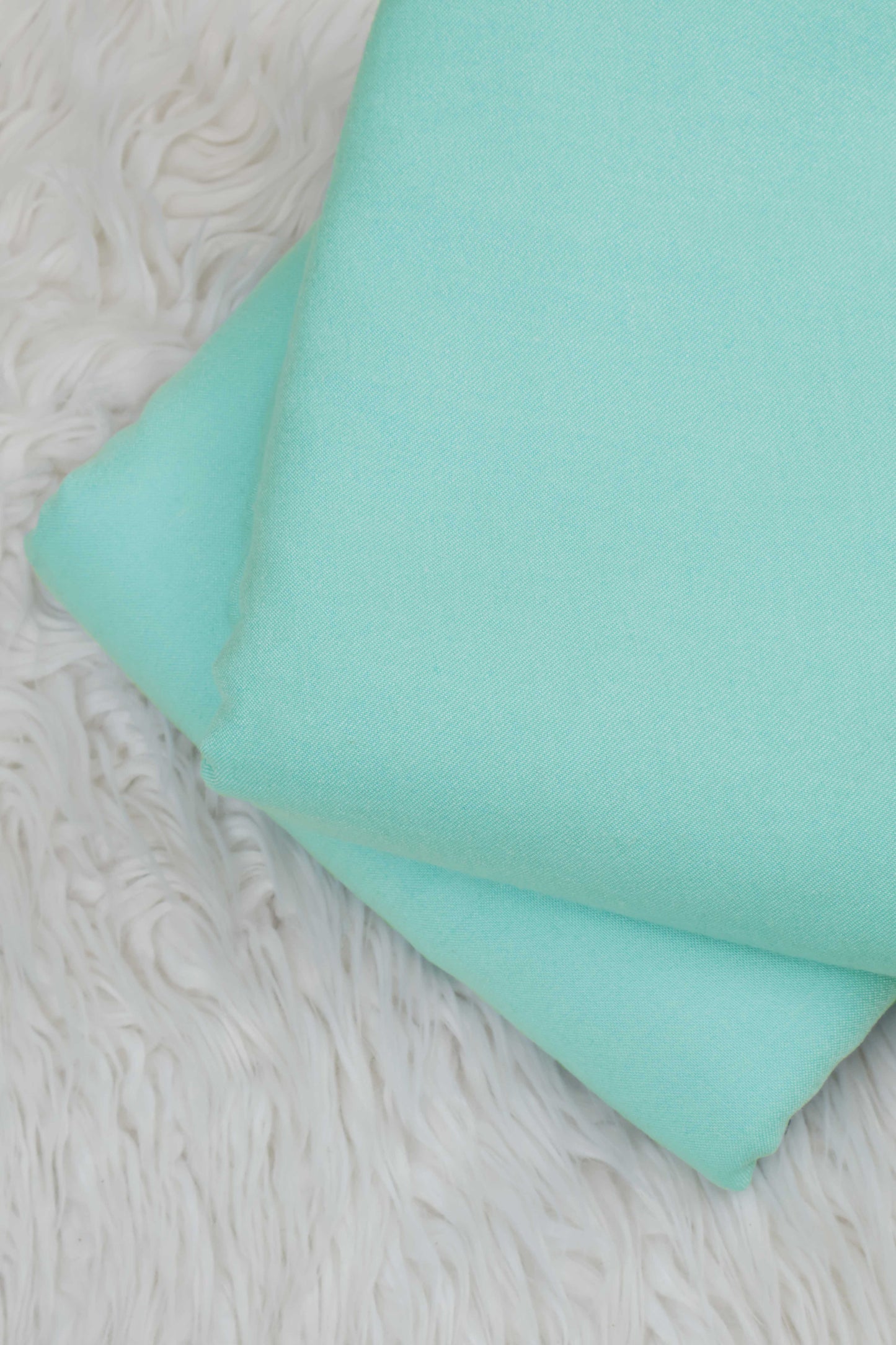 Marina Peach Leather Seafoam Green - Shirt Piece