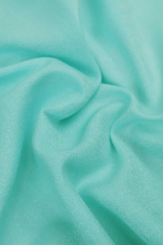 Marina Peach Leather Seafoam Green - Shirt Piece