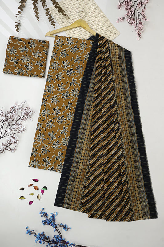 3Piece – Printed Khaddar Suit BSK2607