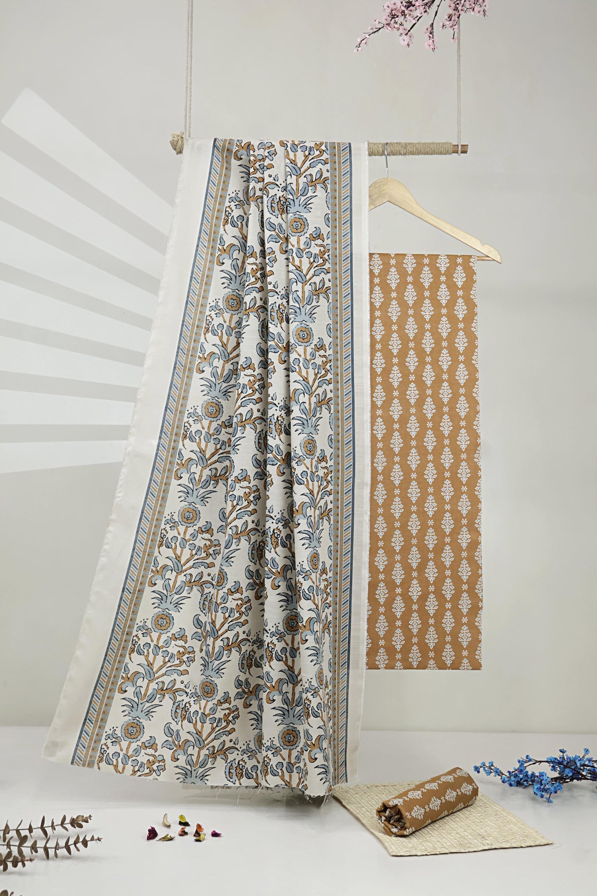 3Piece – Printed Khaddar Suit BSK2608
