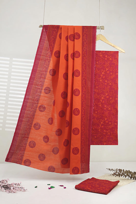 3Piece – Printed Khaddar Suit BSK2602