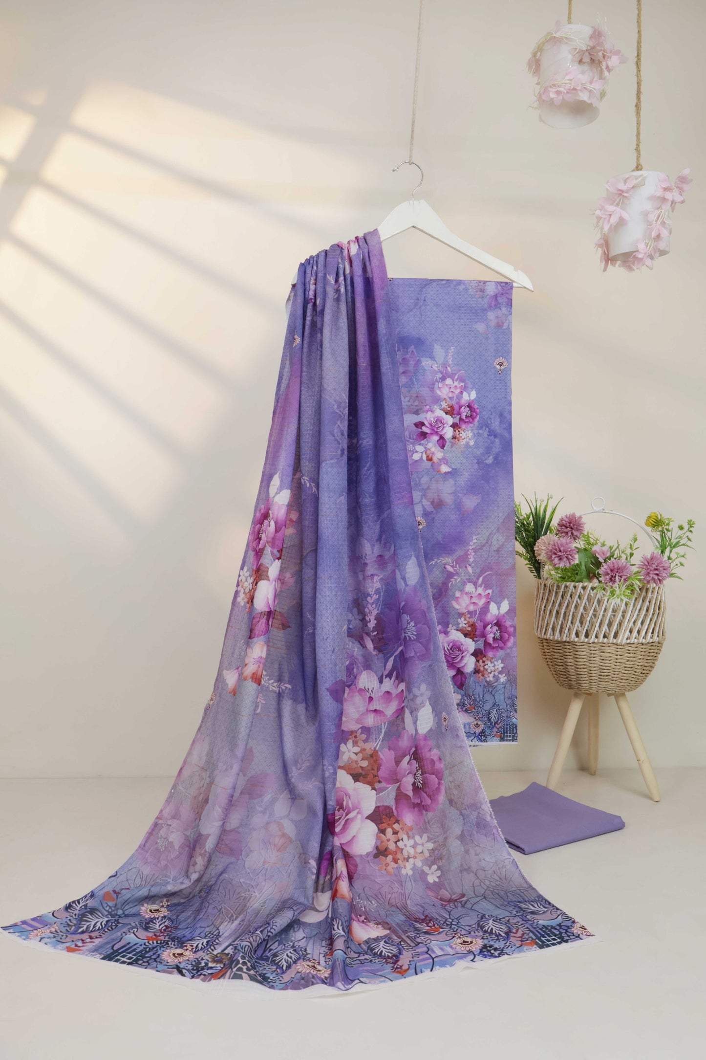 3Piece - Printed Doriya Lawn Suit 3PSL64