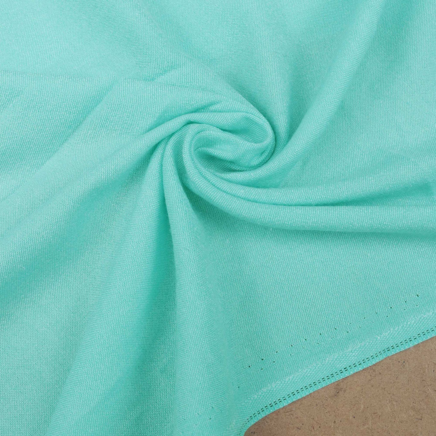 Marina Peach Leather Seafoam Green - Shirt Piece