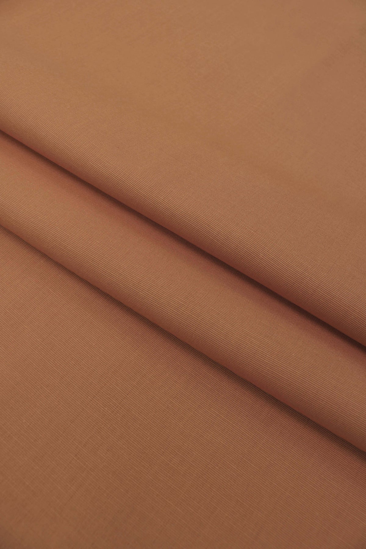 Plain Khaddar Peach Brown - Shirt Piece