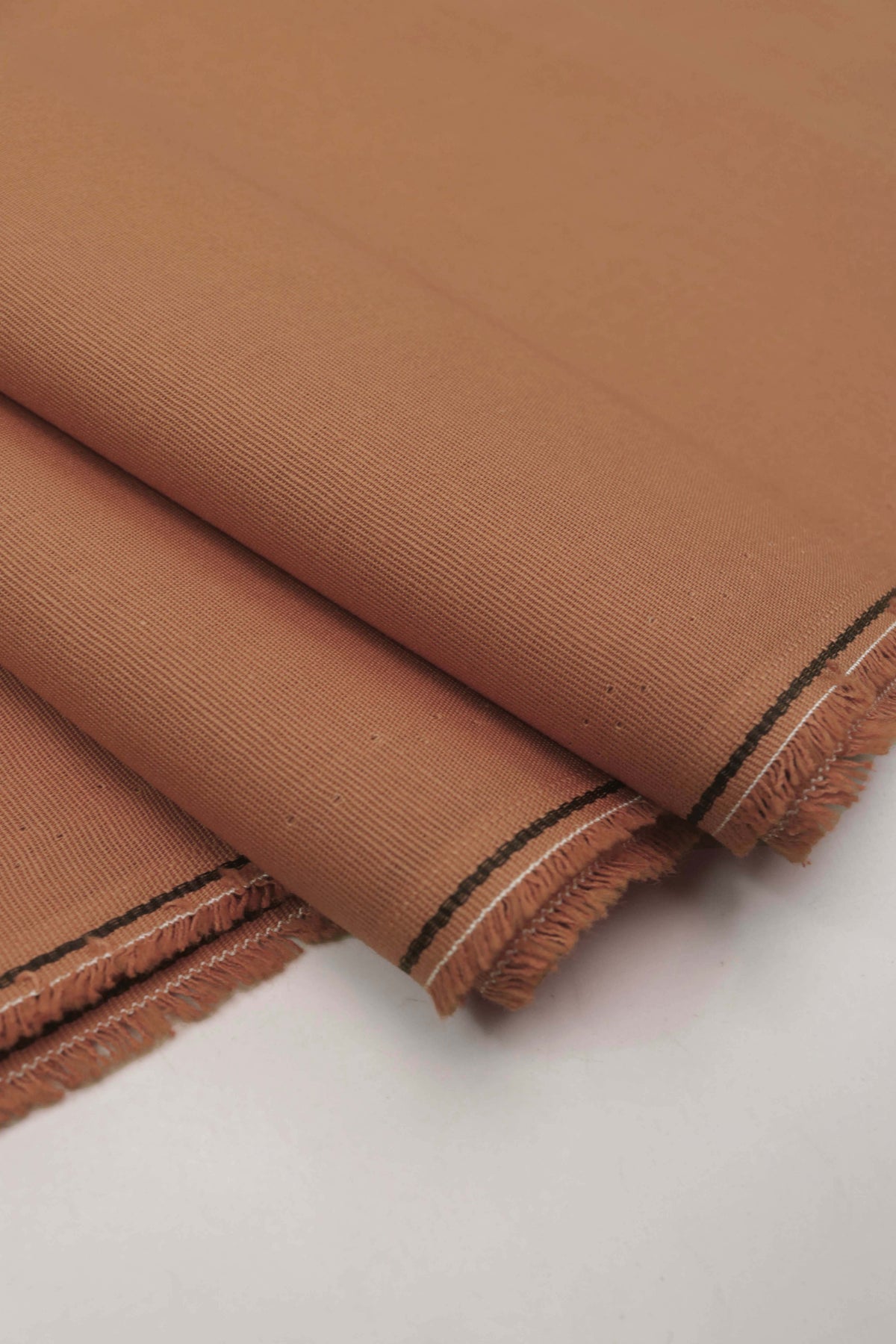 Plain Khaddar Peach Brown - Shirt Piece