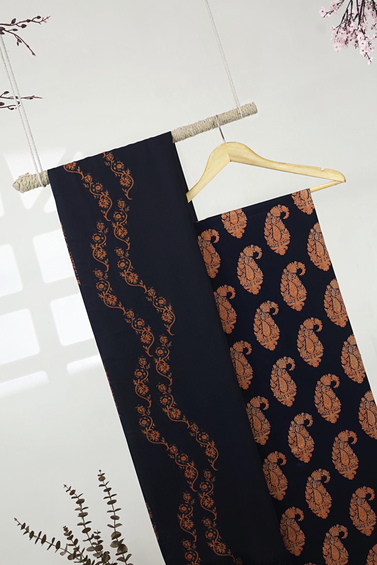 3Piece –  Printed Marina with Pashmina Shawl  MR3P03