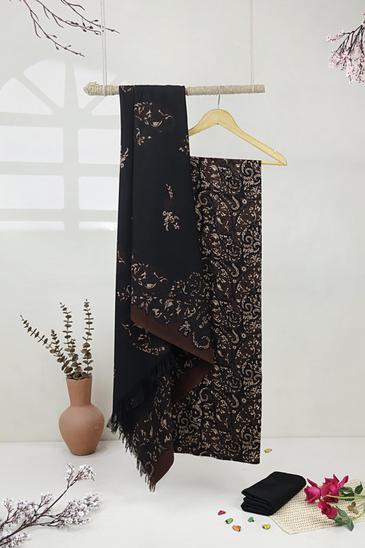 3Piece –  Printed Marina with Pashmina Shawl  MR3P15