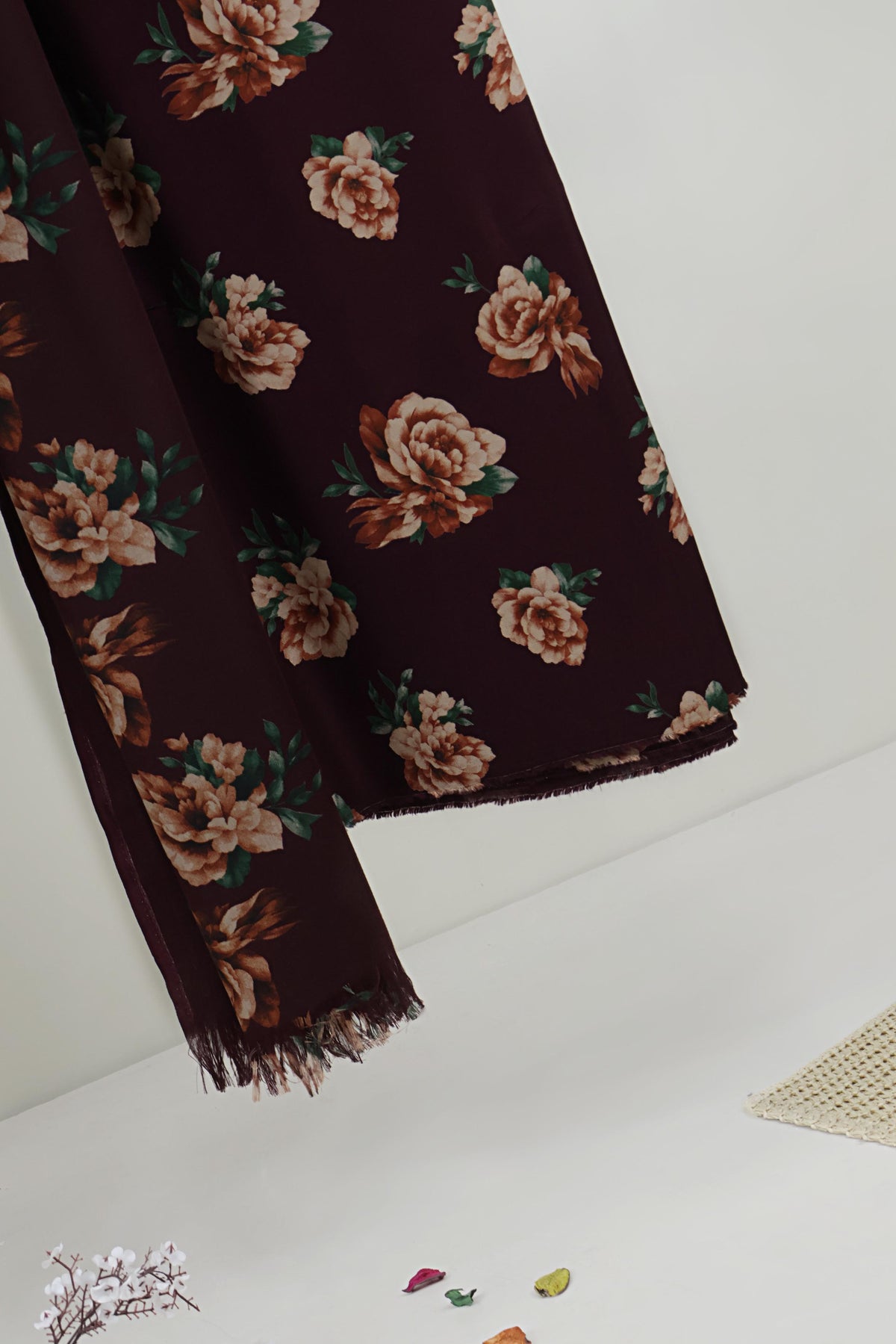 3Piece –  Printed Marina with Pashmina Shawl  MR3P11