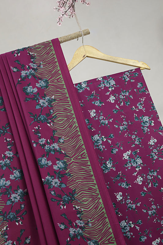 3Piece –  Printed Marina with Wool Shawl  MR3P43