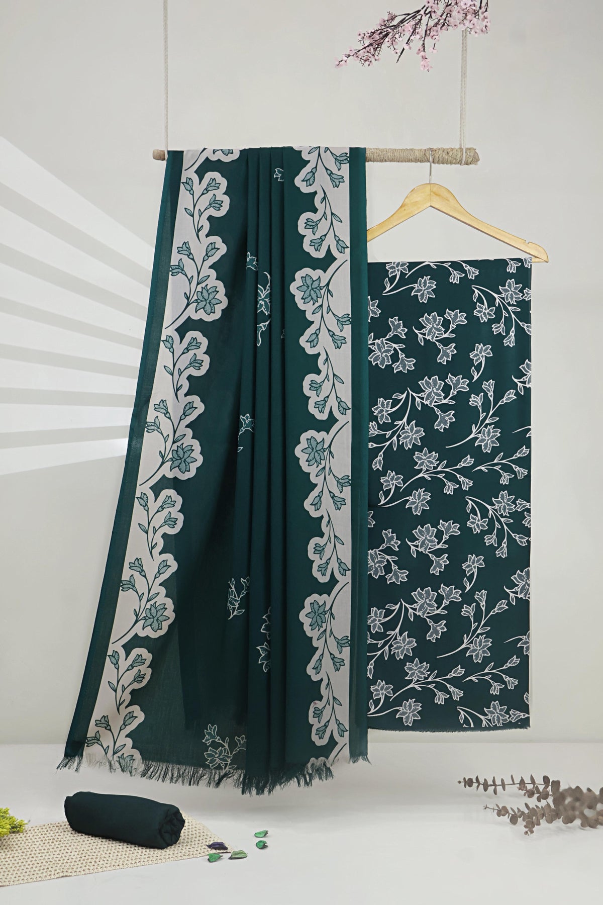 3Piece –  Printed Marina with Wool Shawl  MR3P59
