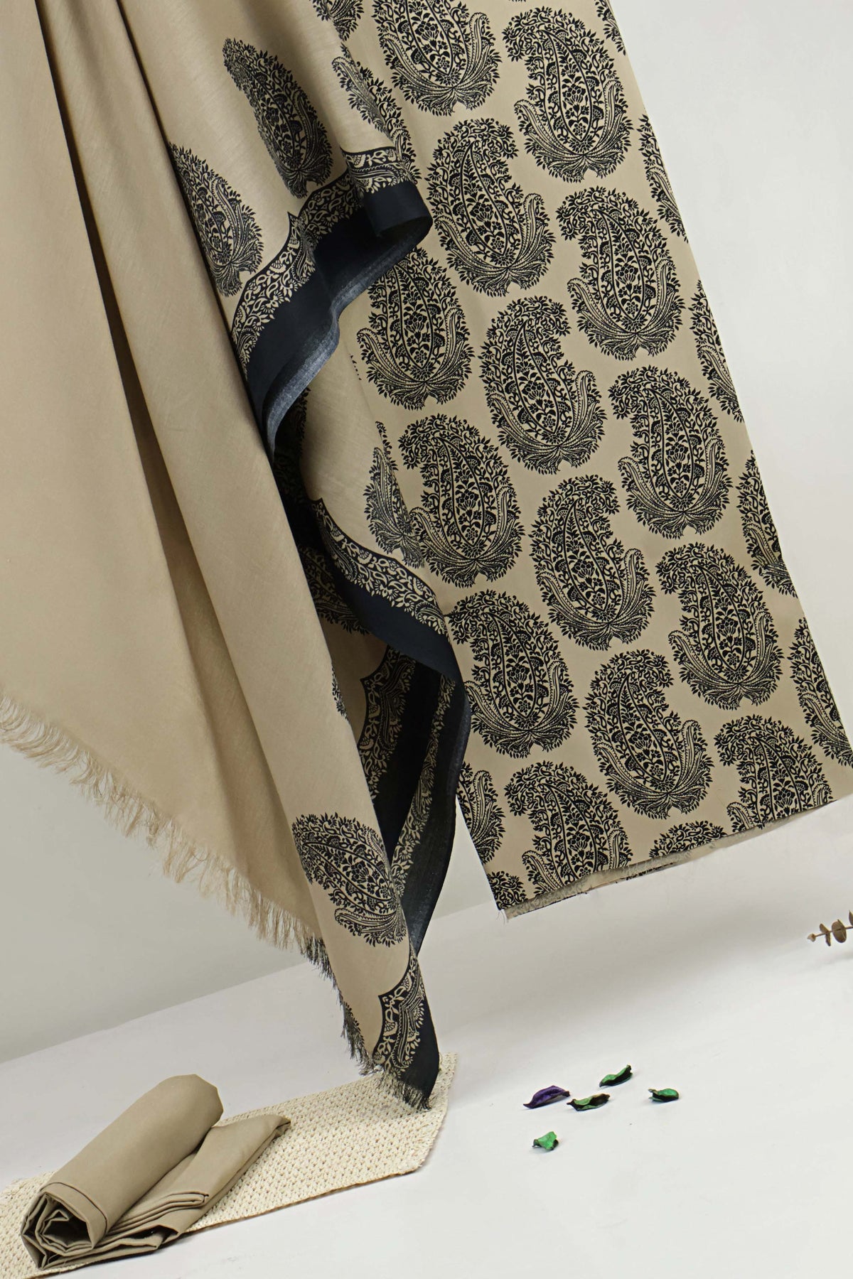 3Piece –  Printed Marina with Wool Shawl  MR3P52