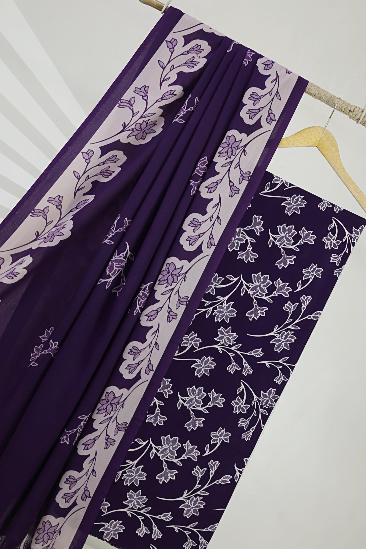 3Piece –  Printed Marina with Wool Shawl  MR3P60