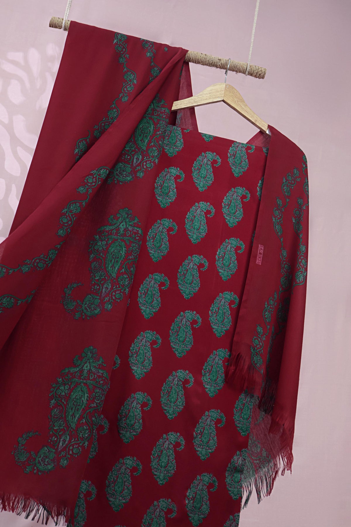 3Piece –  Printed Marina with Pashmina Shawl  MR3P02