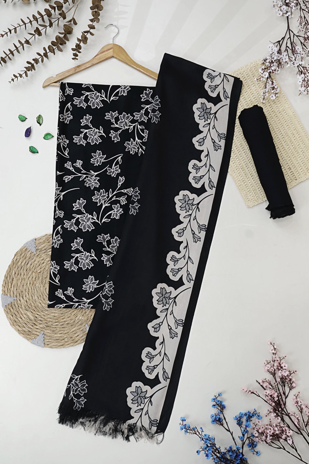 3Piece –  Printed Marina with Wool Shawl  MR3P57