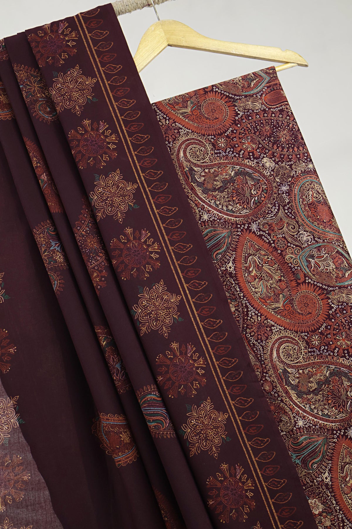3Piece –  Printed Marina with Wool Shawl  MR3P71
