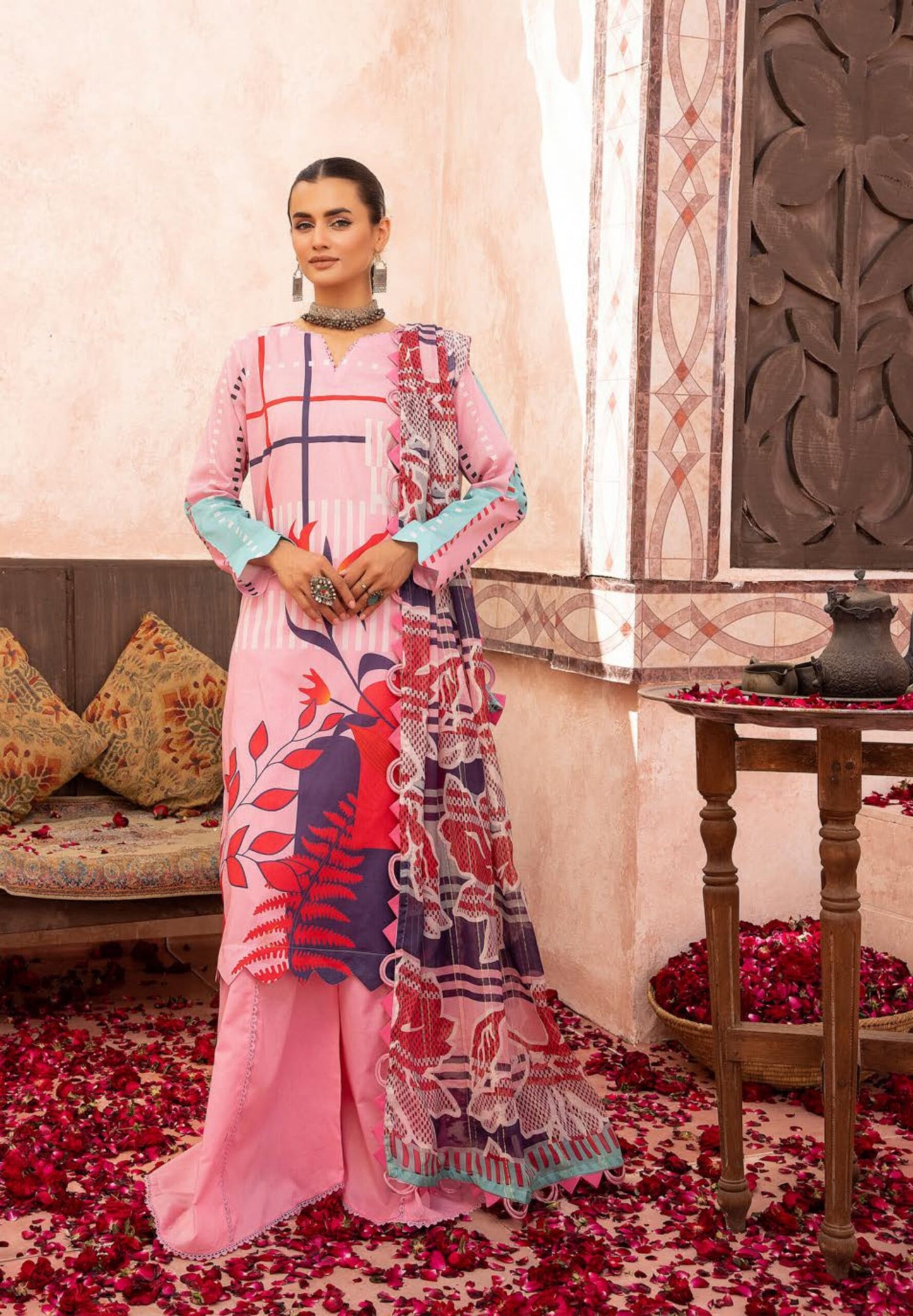 3Piece - Printed Lawn Suit POP ART  GJPA2402A33