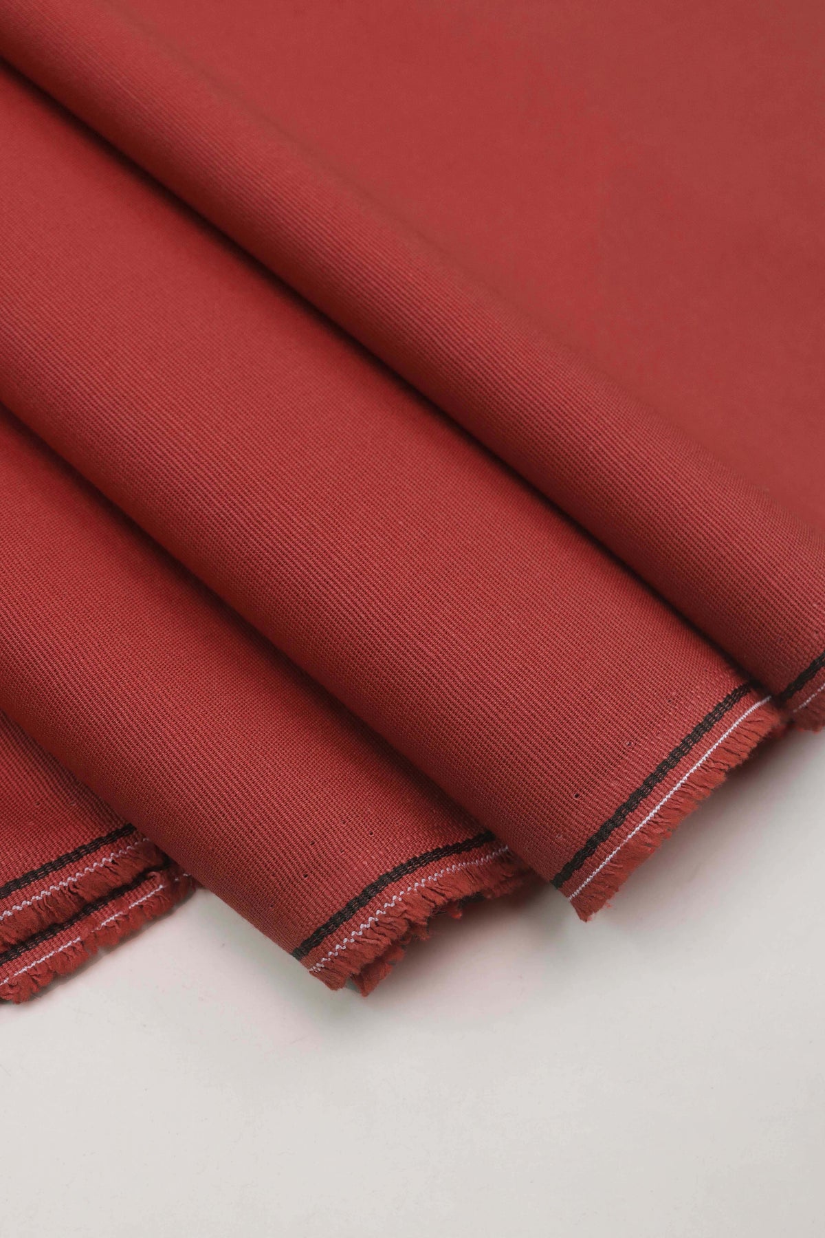 Plain Khaddar Ruby Red - Shirt Piece