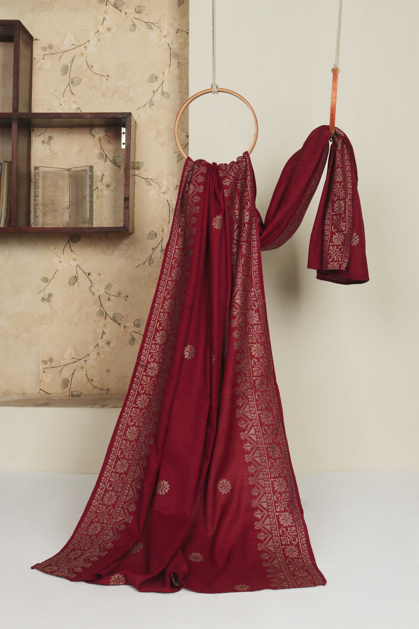 Embroidered Pashmina Shawl