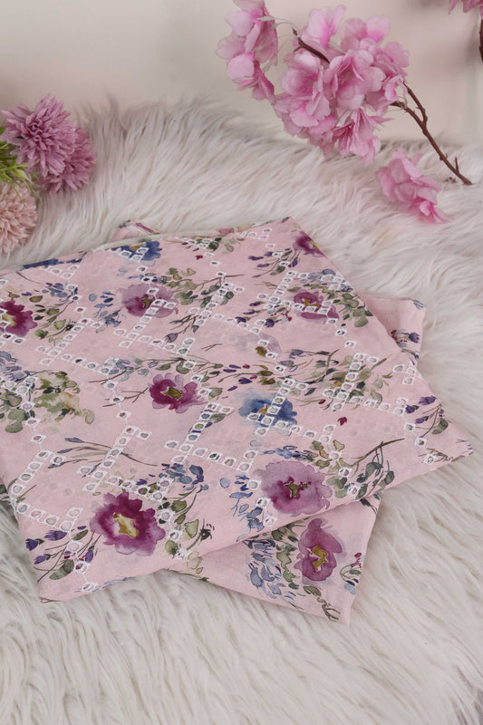 2Piece – Printed Embroidered Lawn L2PE205