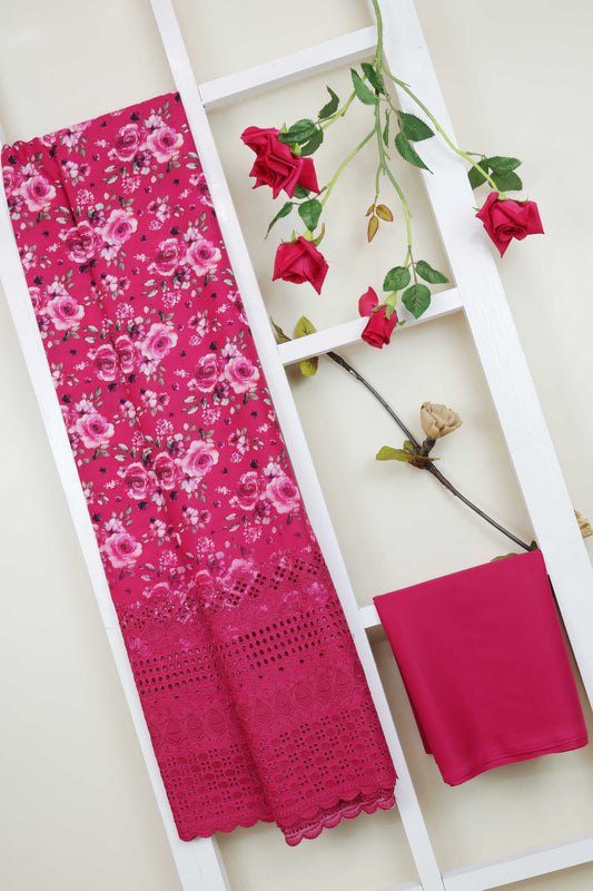 2Pc-Printed Lawn J2PE10