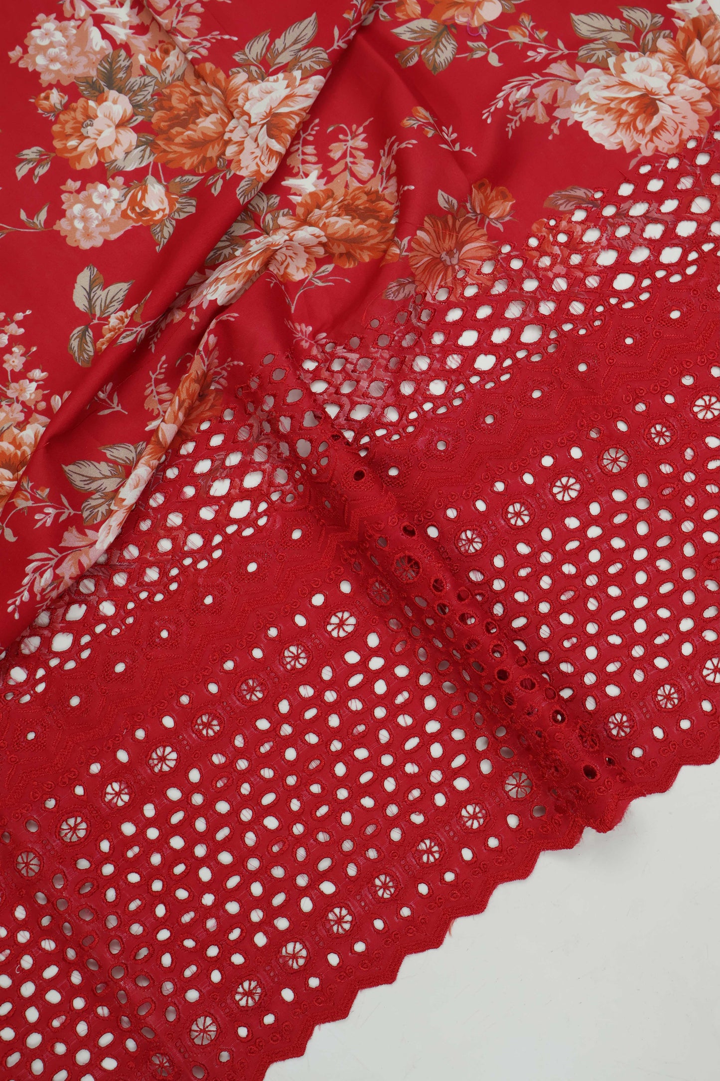 2Pc-Printed Lawn J2PE07
