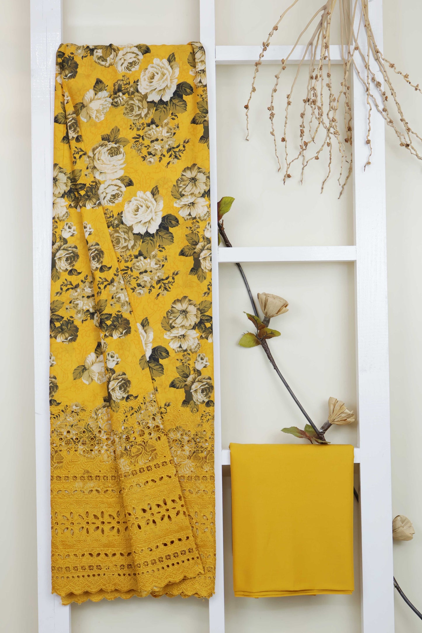 2Pc-Printed Lawn J2PE05