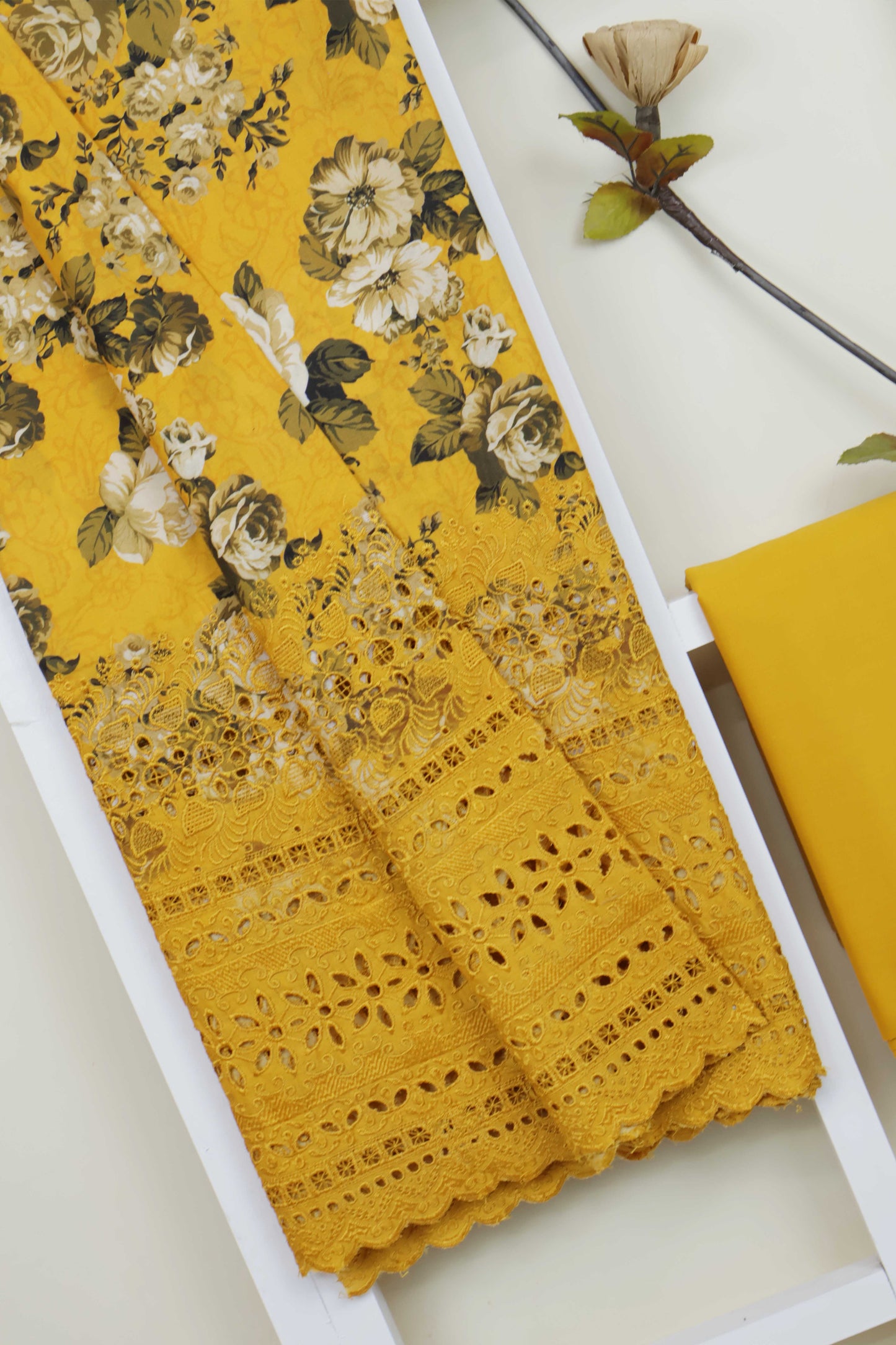 2Pc-Printed Lawn J2PE05