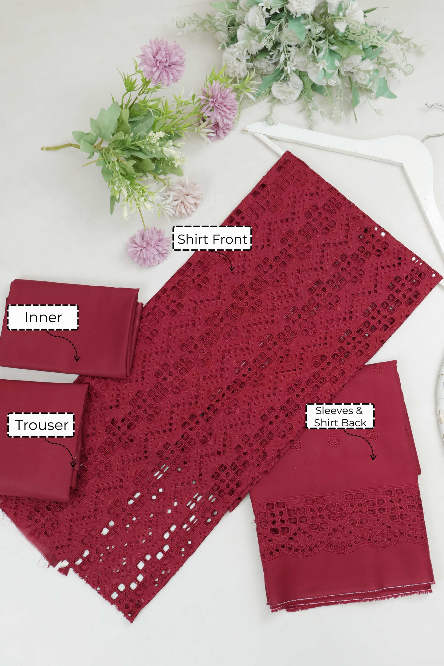 2PC-Boring Embroidered EL2PSR18