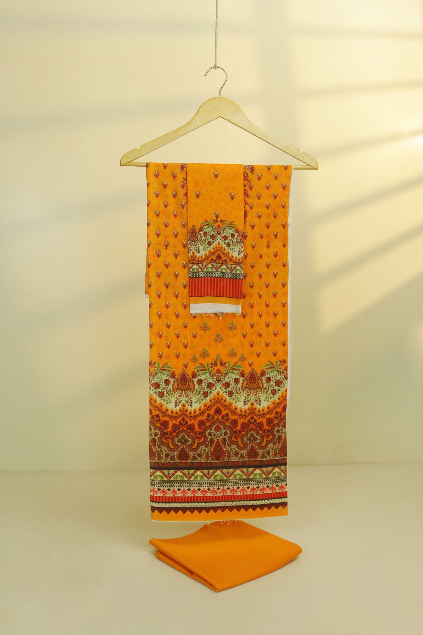3Piece - Superior Printed Lawn Suit Carnation CR33