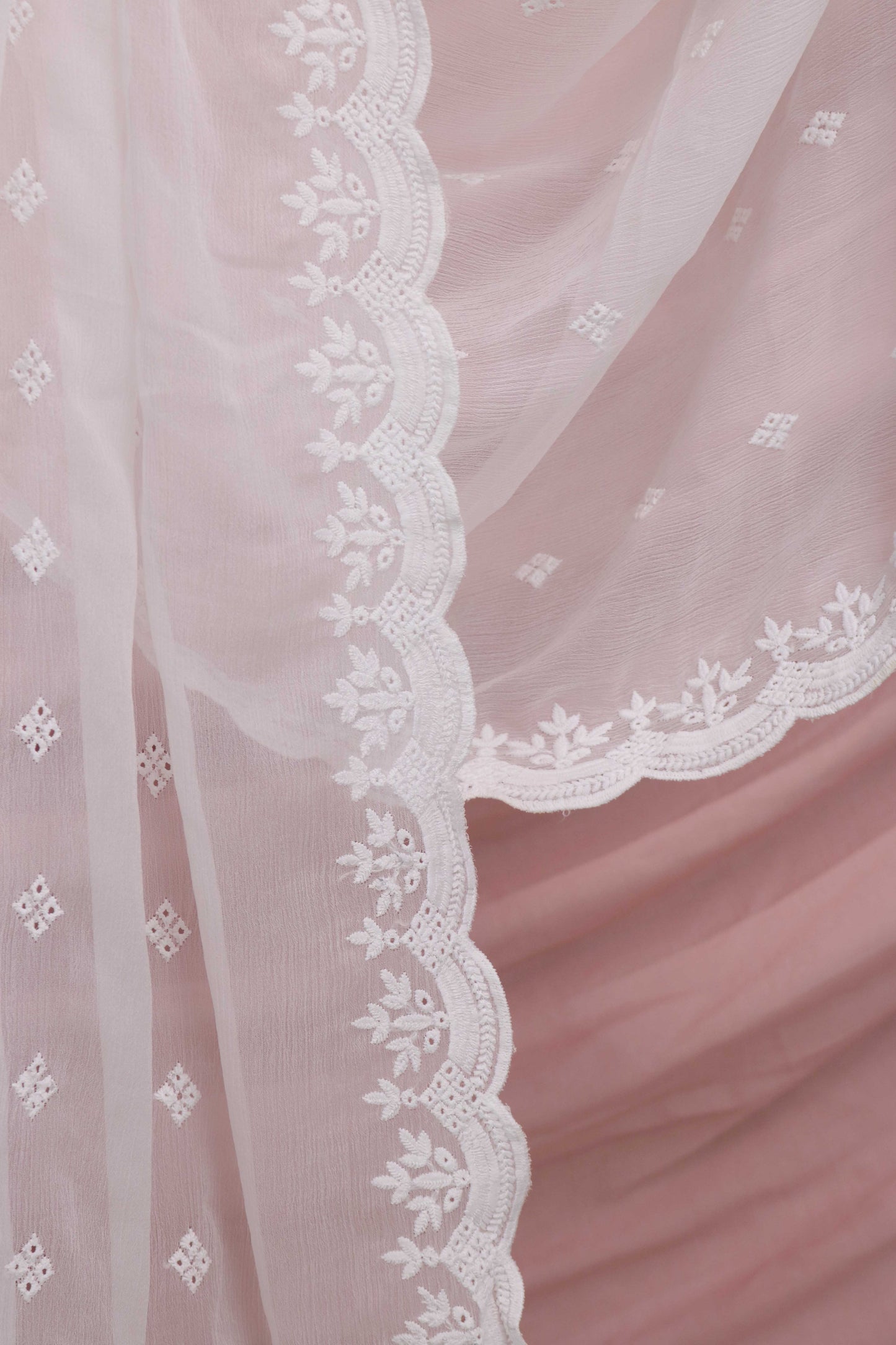 Embroidered Chiffon Duppata H25AC22