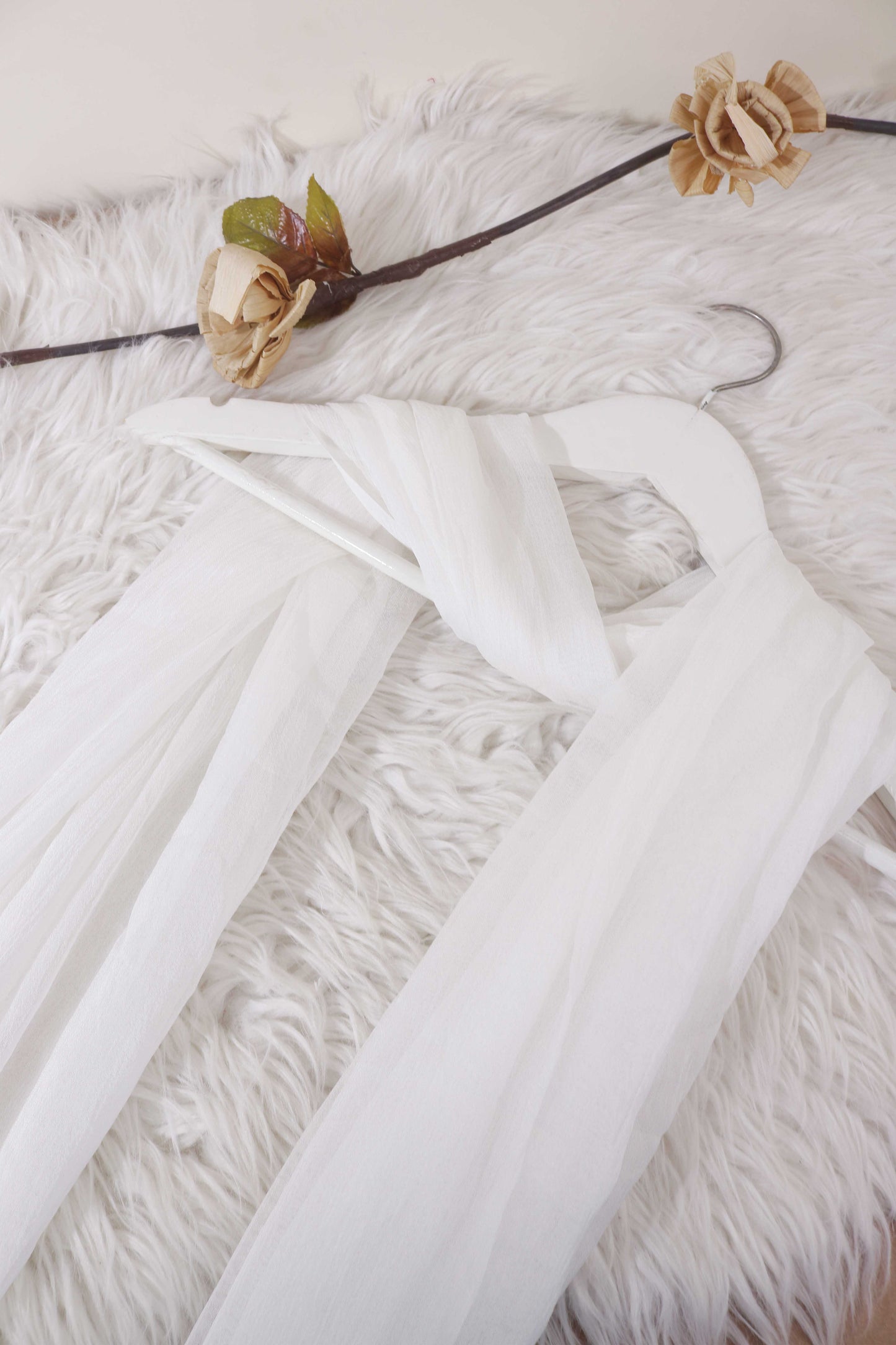 Bamber Chiffon Duppata Dyeable CD02