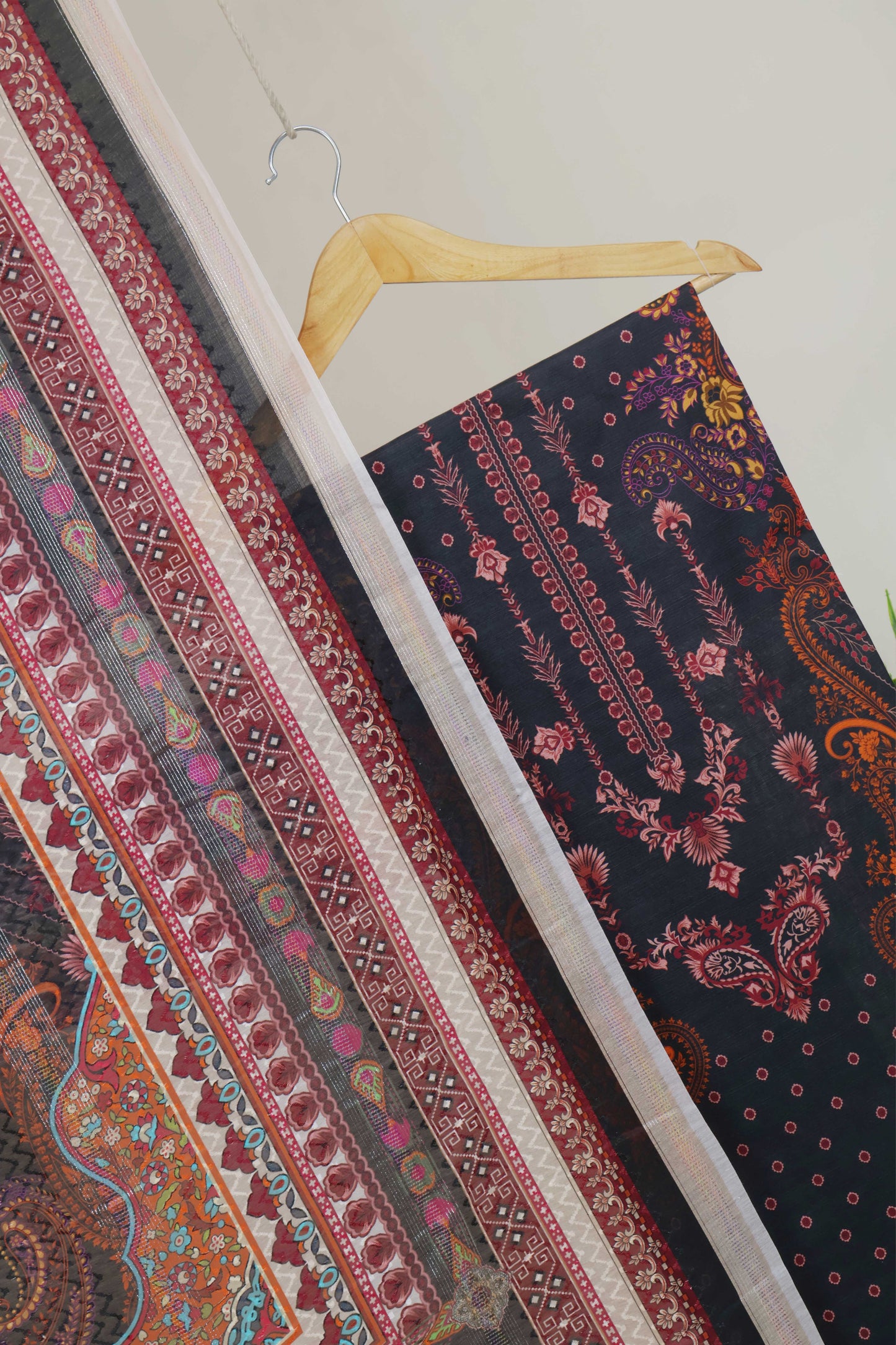 3Piece - Superior Printed Lawn Suit Carnation CR25