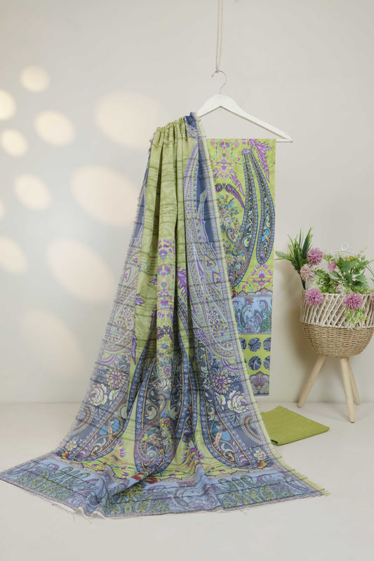 3Piece - Superior Printed Lawn Suit Carnation CR10