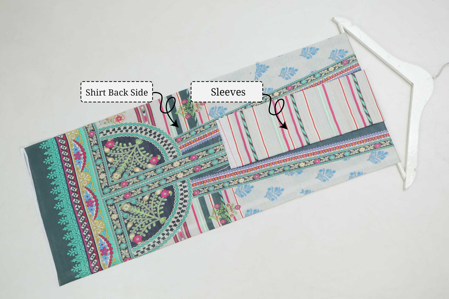 3Piece - Superior Printed Lawn Suit Carnation CR21