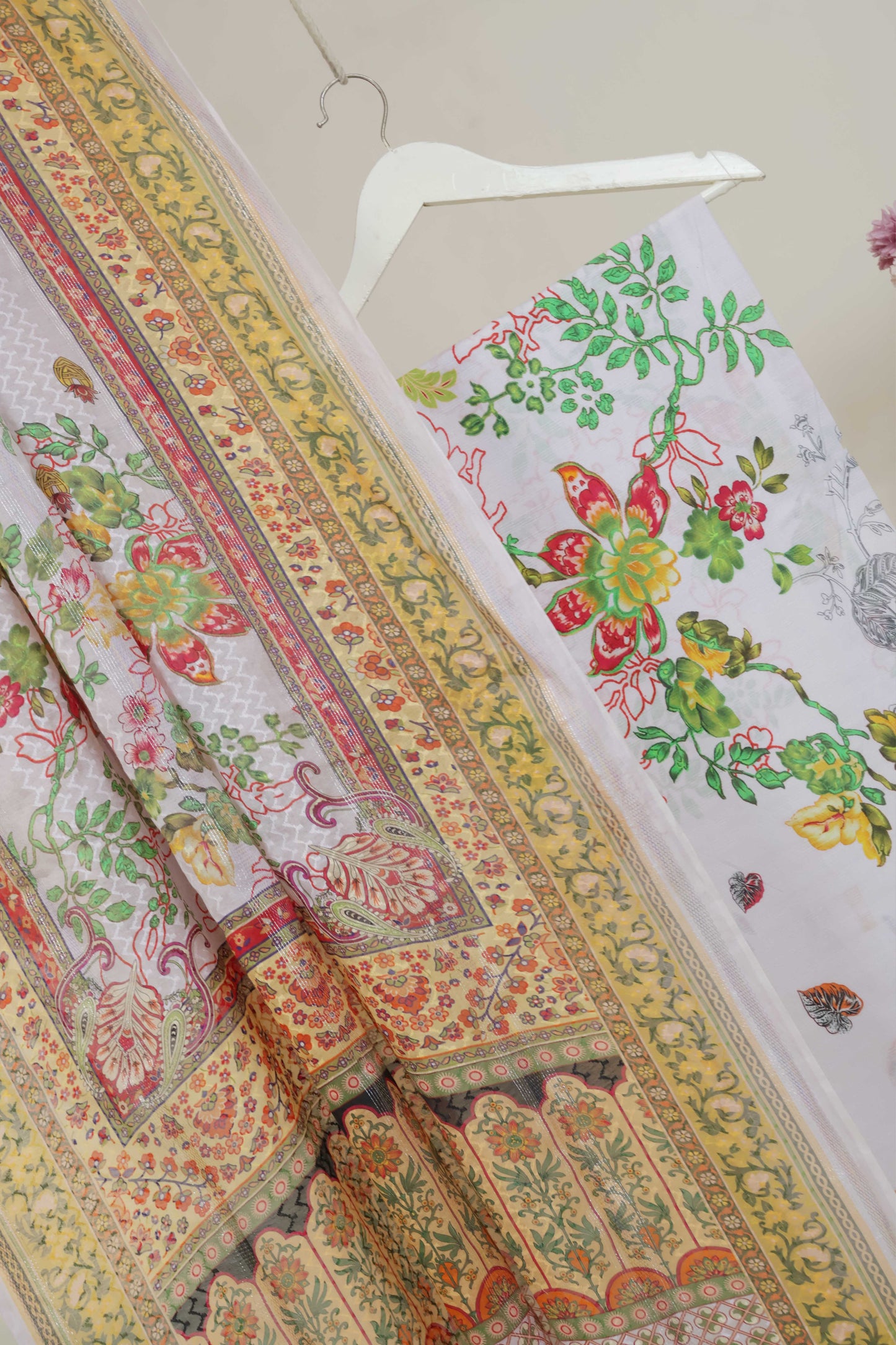 3Piece - Superior Printed Lawn Suit Carnation CR24