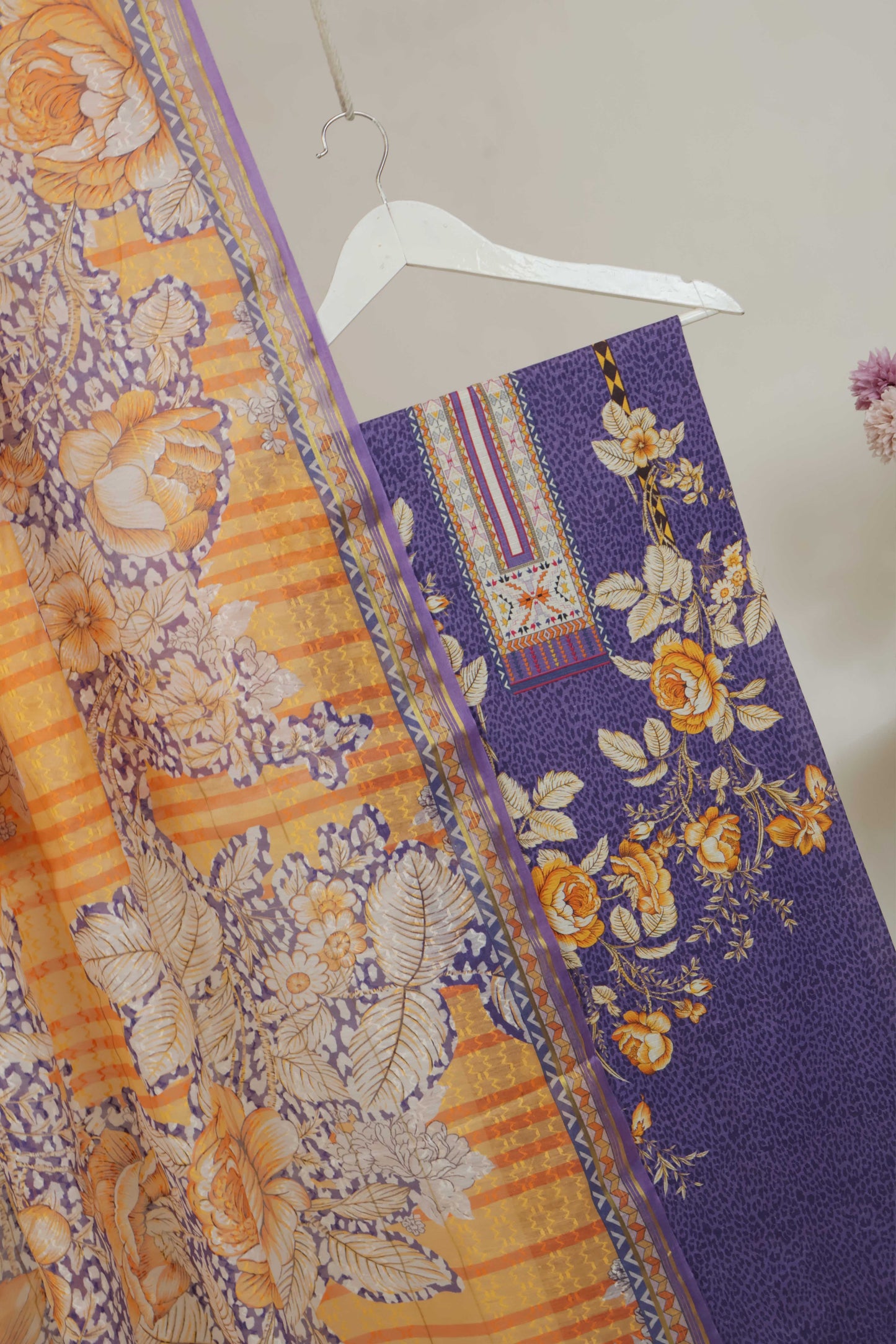 3Piece - Superior Printed Lawn Suit Carnation CR34