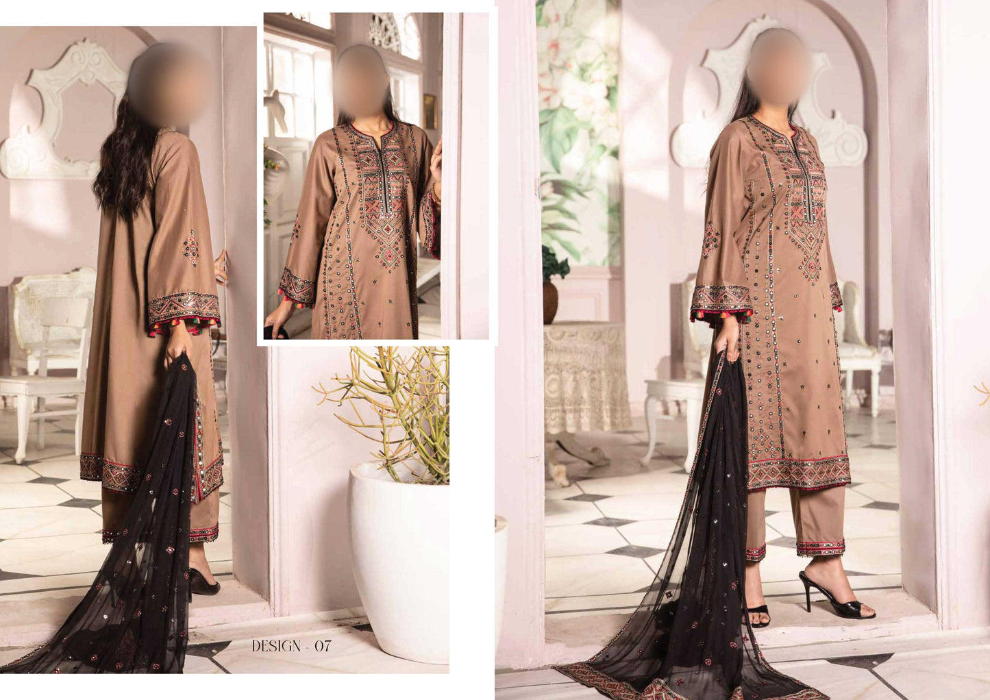 Luxury Lawn Embroidered Suit NV1WR07