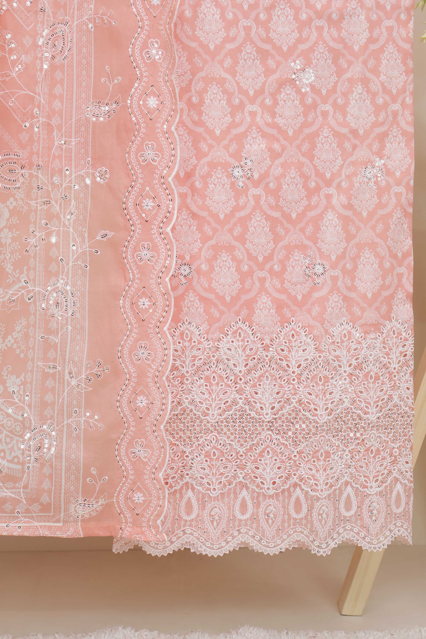 3piece-Luxury Lawn Embroidered Suit ELBS02