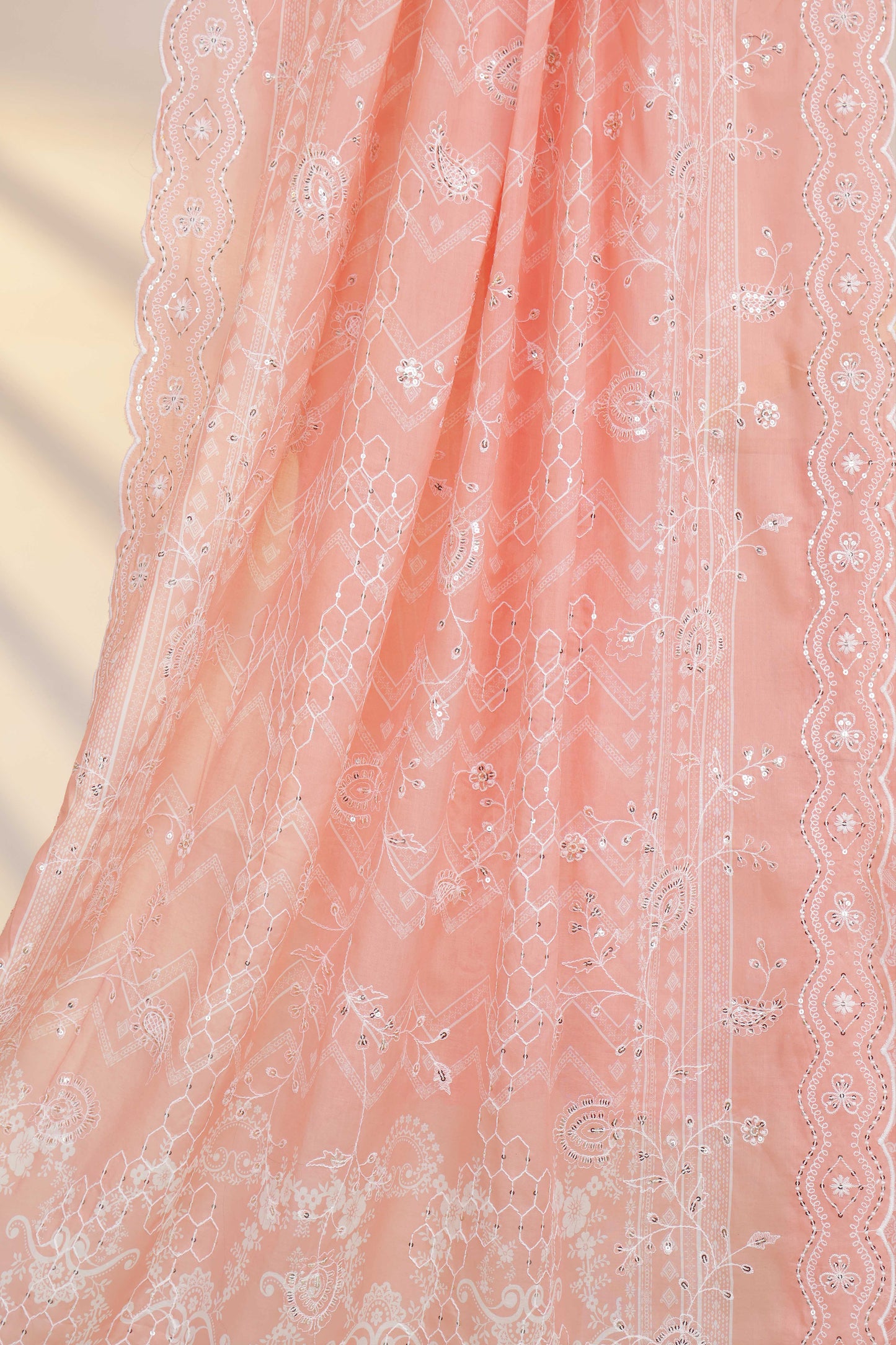 3piece-Luxury Lawn Embroidered Suit ELBS02